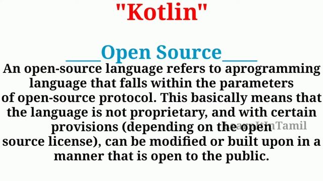 What is Kotlin?|Programming language|LearnItInTamil|Tamil смотреть онлайн