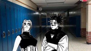 Сукуна и Годжо ищют девушку