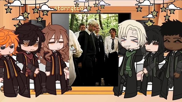 “The golden trio and bronze trio react to Drarry”!! || HP || drarry || gacha club || Check des || ‼ смотреть онлайн