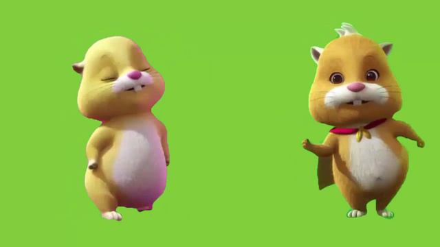 Футажи с Альфа-каналом (танец хомяков) - Footage with Alpha channel (dancing hamsters) смотреть онлайн