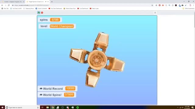 Getting 12,000 Spins Using A Macro On Fidget Spinner Clicker! By Runner_2017