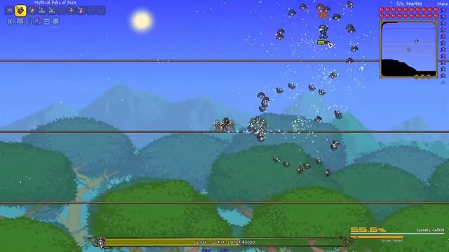 How to defeat Lunatic Cultist EASILY pre-Mech boss - Terraria Calamity mod смотреть онлайн