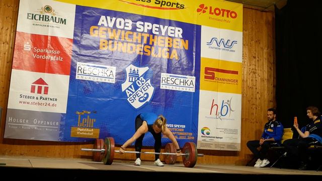 Lisa Marie Schweizer Reißen V2 95 Kg AV Speyer vs KSV Durlach смотреть онлайн