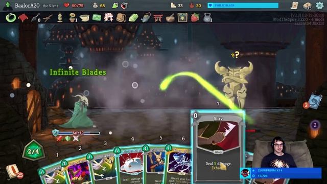This Shiv Deck is Absolutely Ridiculous... | Ascension 20 Silent Run | Slay the Spire смотреть онлайн