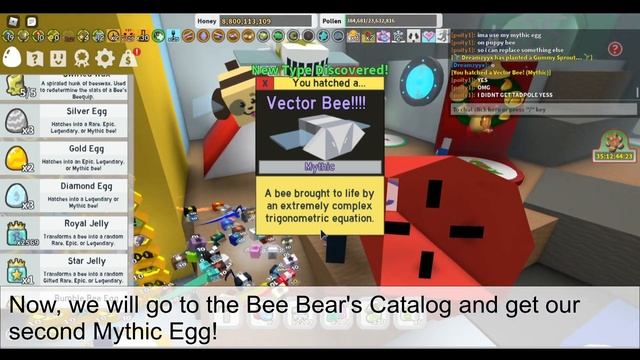 Getting 2 Easy Mythic Eggs! - Black Bear Quests Done + Bee Bear Catalog - Roblox Bee Swarm Simulato смотреть онлайн