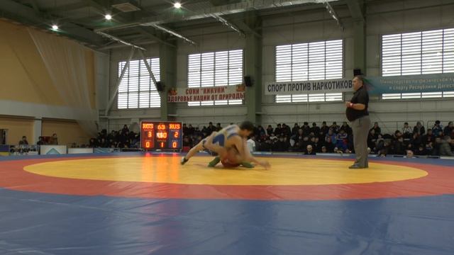 63 кг 1/32 Эльдаров Турпал-Али (Чечня) – Ашаханов Умахан (Дагестан) смотреть онлайн