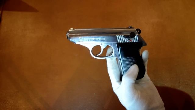 Пистолет газовый ПГШ-790 кал. 9мм хром смотреть онлайн