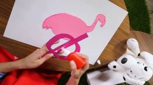 Поиграйка с Царевной - Учим Букву Ф и мастерим фламинго из фетра - Обучающее видео