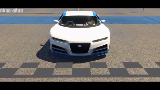 GTA 5 - Which is faster? Bugatti Chiron, Bugatti Veyron, Truffade Nero, Truffade Adder смотреть онлайн