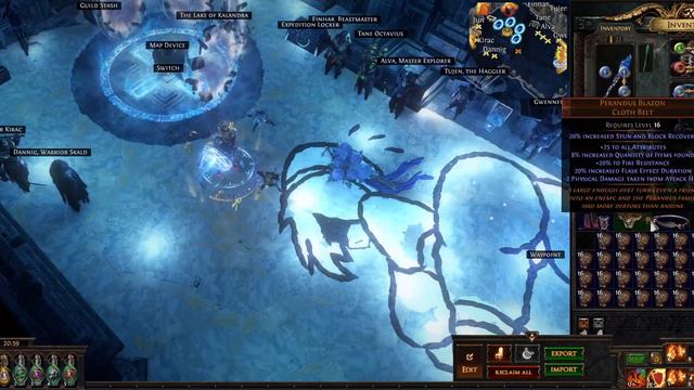 "Crafting" Mageblood in 3.19 Path of Exile Lake of Kalandra смотреть онлайн