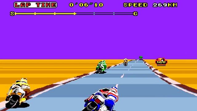 Super Hang-On (Mega Drive) - complete Original Mode (part 7) смотреть онлайн
