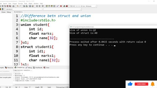 #27 Union in C | C Programming for beginners in Hindi смотреть онлайн