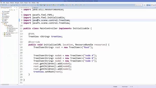 JavaFx Tutorial For Beginners 14 - JavaFX TreeView смотреть онлайн