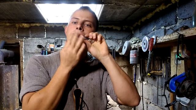 Кованый варган с бронзовой накладкой смотреть онлайн