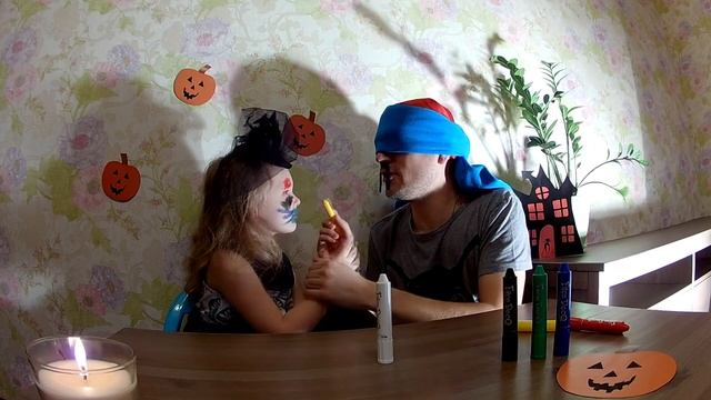 ЧЕЛЛЕНДЖ макияж на Хэллоуин | Вызов от Viki Show смотреть онлайн
