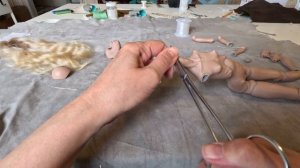 Натяжка, перетяжка bjd куколки