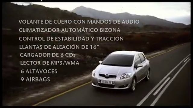 Anuncio Toyota Auris Septiembre 2008 смотреть онлайн