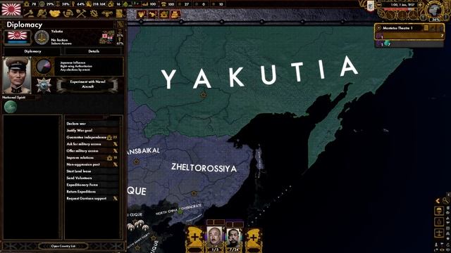 Япошки-реформисты с позитивом вместо мозгов! [Мантецу] Hearts of Iron IV: Red Flood #1 смотреть онлайн