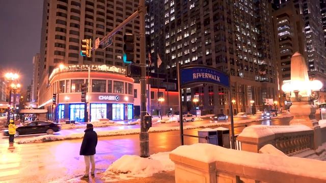 Прогулка по Чикаго 2023 / Chicago City Riverwalk - FROZEN Chicago 2023 смотреть онлайн