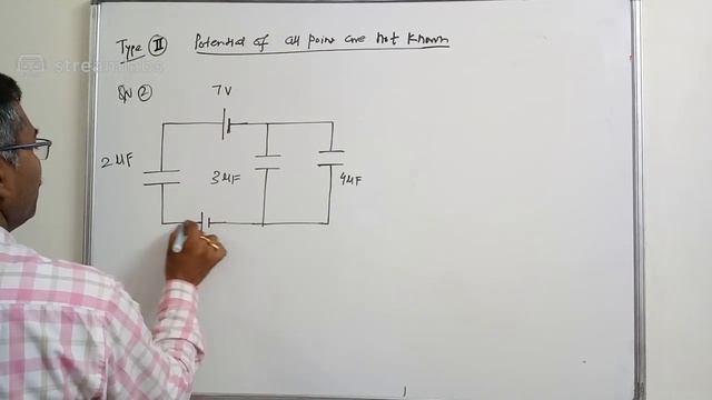 Capacitor 12 : Circuit simplification | Point potential or Node method | смотреть онлайн