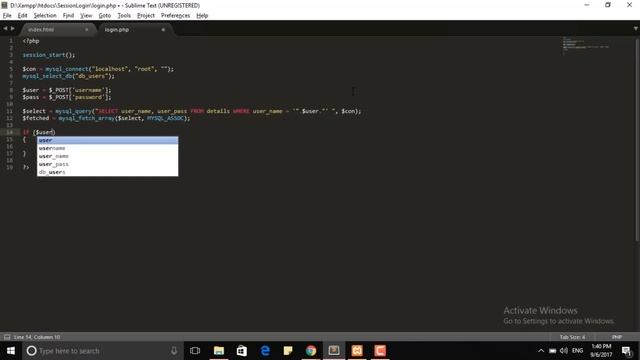 Easiest way of login with Session in PHP смотреть онлайн