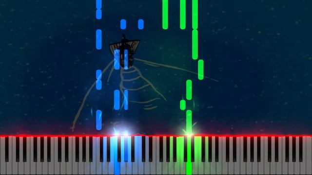 One Piece - Opening 3 - Hikari E - Piano Tutorial смотреть онлайн