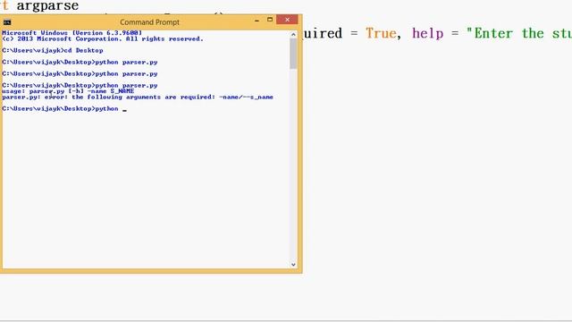 #75 | Reading Input from CMD using argparse library in Python | Python Tutorial in Tamil смотреть онлайн