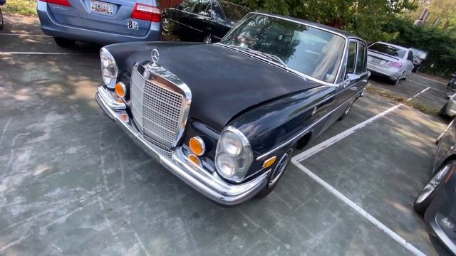 1972 mercedes 280se 4.5L sedan Classic! w108 смотреть онлайн