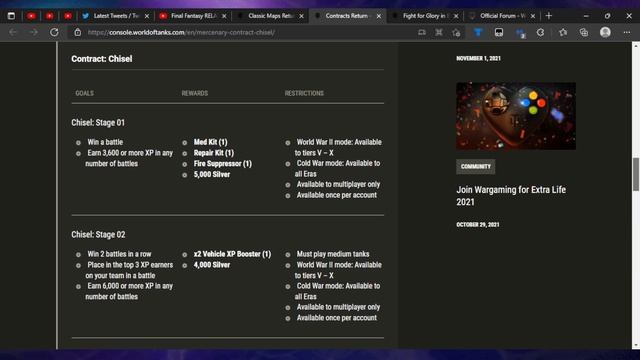 WOT Console II British Season, Chisel Contract, Maps Info (Update 7.3 Notes) (2/2) смотреть онлайн