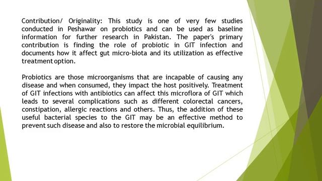 Importance of Probiotics in Gastrointestinal Tract JASR 2018 83 128 143 смотреть онлайн