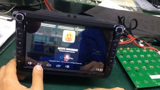 NU5261-H-H Newsmy VW carpad 2s Pure Android 4.4.2 system operation. смотреть онлайн