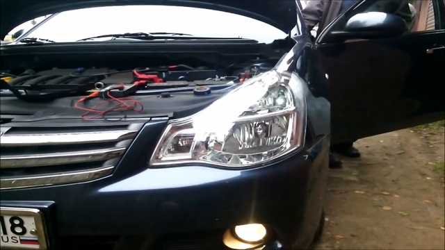 Противотуманки как дневные ходовые огни на NISSAN ALMERA