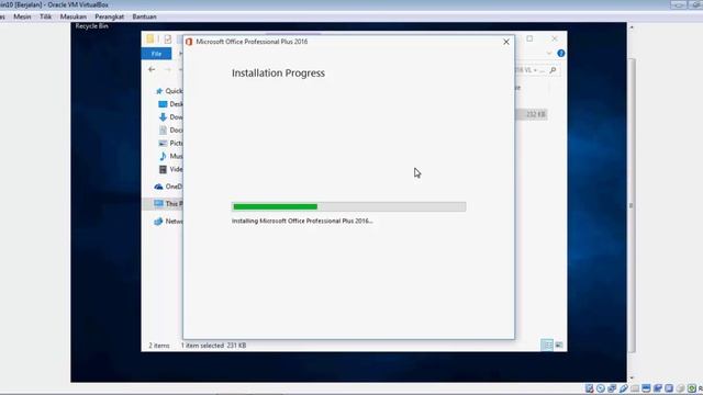 Install Microsoft Office 2016 di Windows 10 Menggunakan Oracle VirtualBox смотреть онлайн
