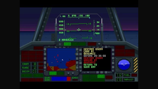 F-117A Nighthawk Stealth Fighter 2.0 Microprose 1991 смотреть онлайн