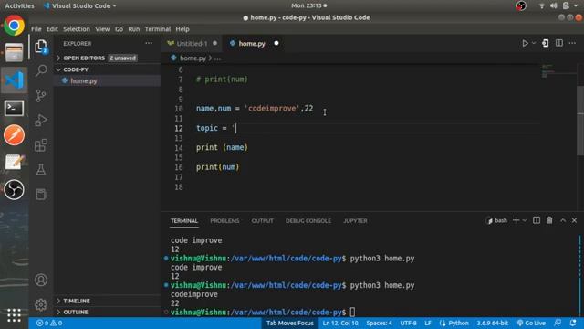 Introduction, installation,variable, comment & user input | [1/12] | Python Tutorial in Hindi смотреть онлайн