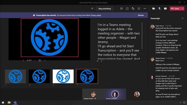 Automate Note Taking in Microsoft Teams with Meeting Transcription смотреть онлайн