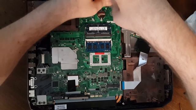 Разбор и полная чистка Asus G55V. Часть №2. смотреть онлайн