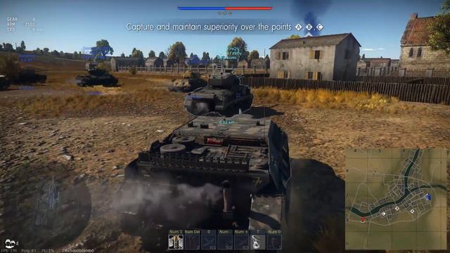 War Thunder: Panzer IV/70 (V), German, Tier-3, Tank Destroyer смотреть онлайн