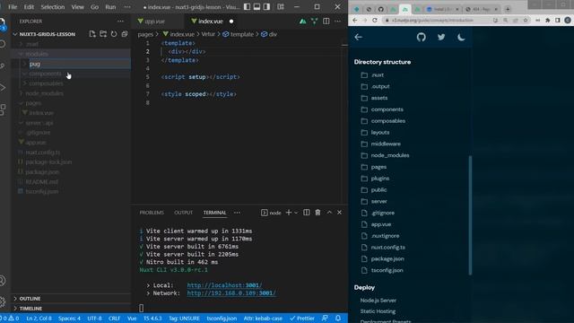 Quickly Learn Nuxt 3 Modules and Grid.js - Part 3 смотреть онлайн