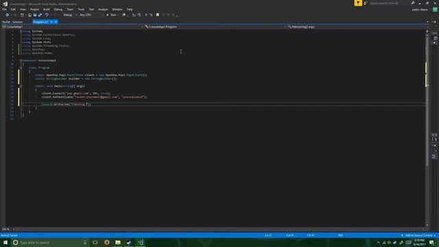 C# Display the latest Email using OpenPOP [Gmail Example] смотреть онлайн