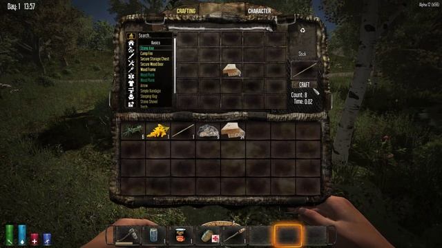 7 Days to Die Alpha 12 Gameplay Part 1 - "ALPHA 12, BEARS, WEATHER SYSTEM, MINI-BIKE & MORE" смотреть онлайн