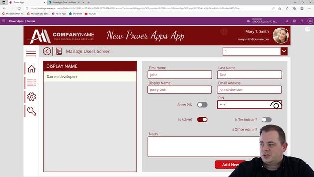 Power Apps: Edit Users Screen смотреть онлайн