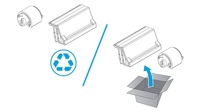 Tray 1 Pickup Roller/Separation Pad | HP LJ Pro M501, Enterprise M50x, MFP/Flow M52x, E50145, E5264 смотреть онлайн