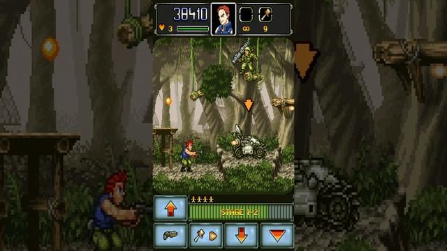 Metal Slug 4 for touch screen JAVA mobile phone Gameplay (Mission 1) смотреть онлайн
