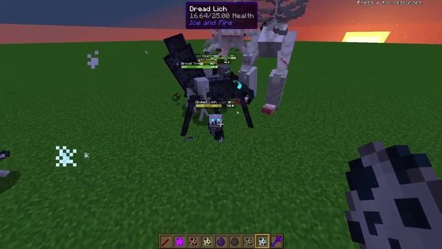 Skeleton Cyclops (Nightmare Craft) vs Ice and Fire: Dragon | Minecraft Mob Battle смотреть онлайн