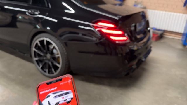 Установка системы активного выхлопа IXsound на Mercedes S-class