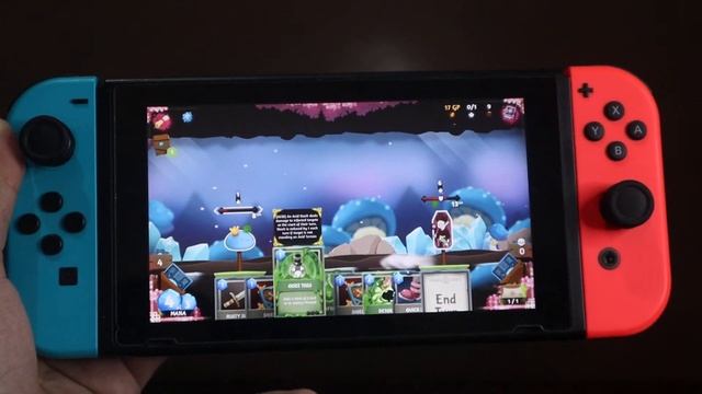 New Upcoming Strategy Card Game On Nintendo Switch! Rise Of The Slime Gameplay Handheld Touchscreen смотреть онлайн