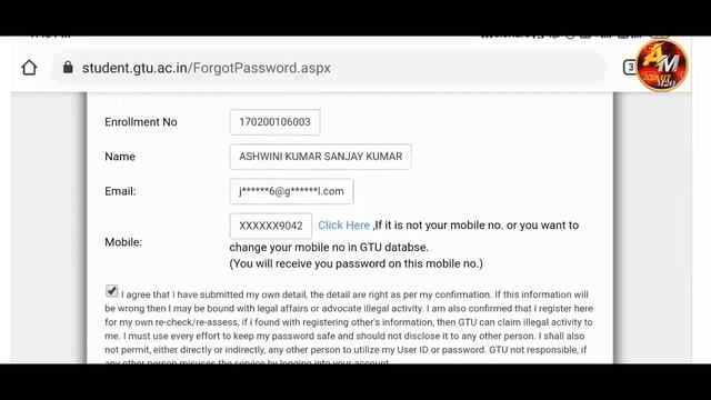 How to Reset GTU Student Portal Password | Reset Gtu User ID & Password | смотреть онлайн