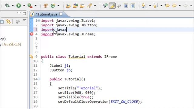 Java Tutorial 30 GUI JLabel, JButton, and JPanel смотреть онлайн