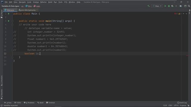 1.4 Variables & Data types | Java Tutorial for Beginners смотреть онлайн